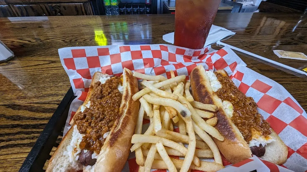 Hotdogs with Fries