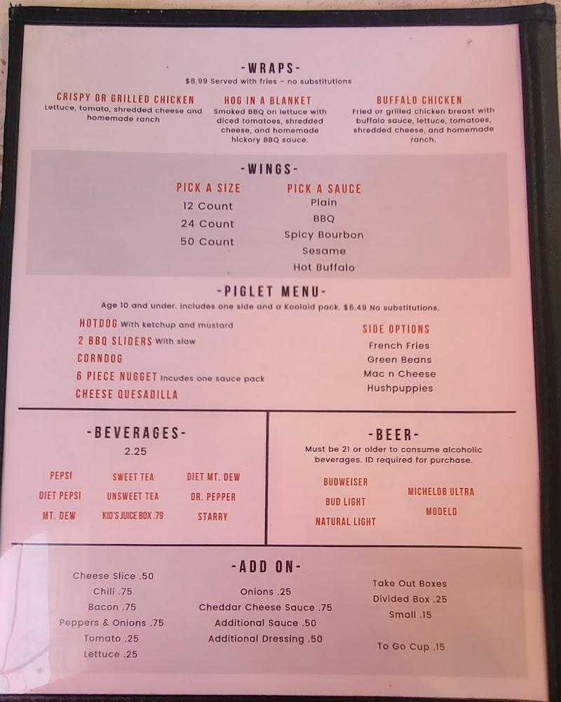 The Wood Box BBQ & Ribs Menu image 2